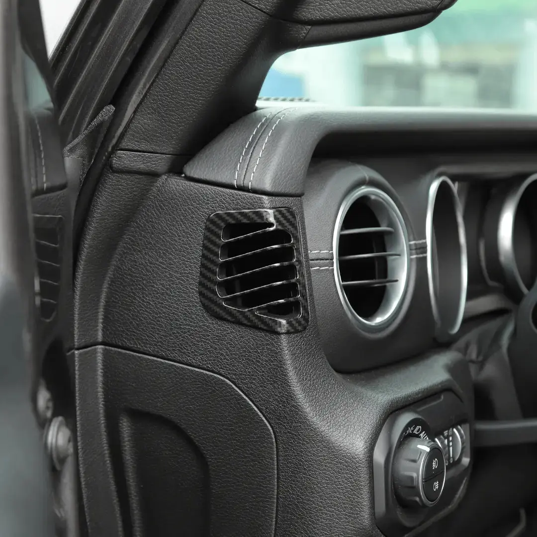 For 2018–2023 Jeep Wrangler JL, JLU & Gladiator JT Dashboard Side Air Vent Cover Trim – Interior Accent Frame - Image 3