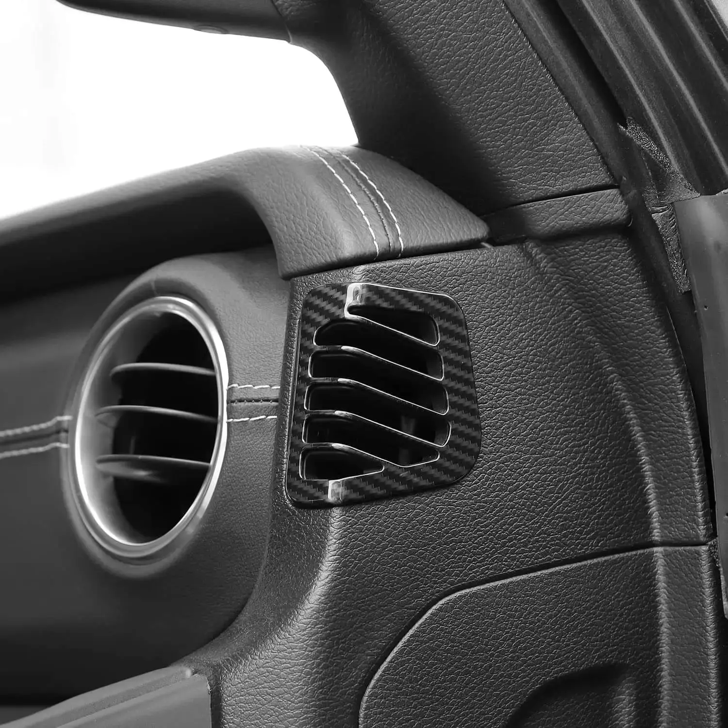 For 2018–2023 Jeep Wrangler JL, JLU & Gladiator JT Dashboard Side Air Vent Cover Trim – Interior Accent Frame - Image 4