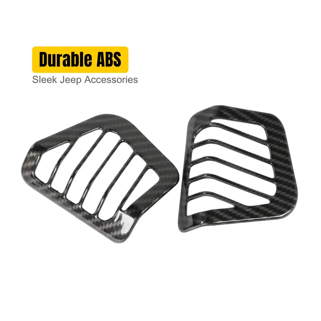 For 2018–2023 Jeep Wrangler JL, JLU & Gladiator JT Dashboard Side Air Vent Cover Trim – Interior Accent Frame - Image 6