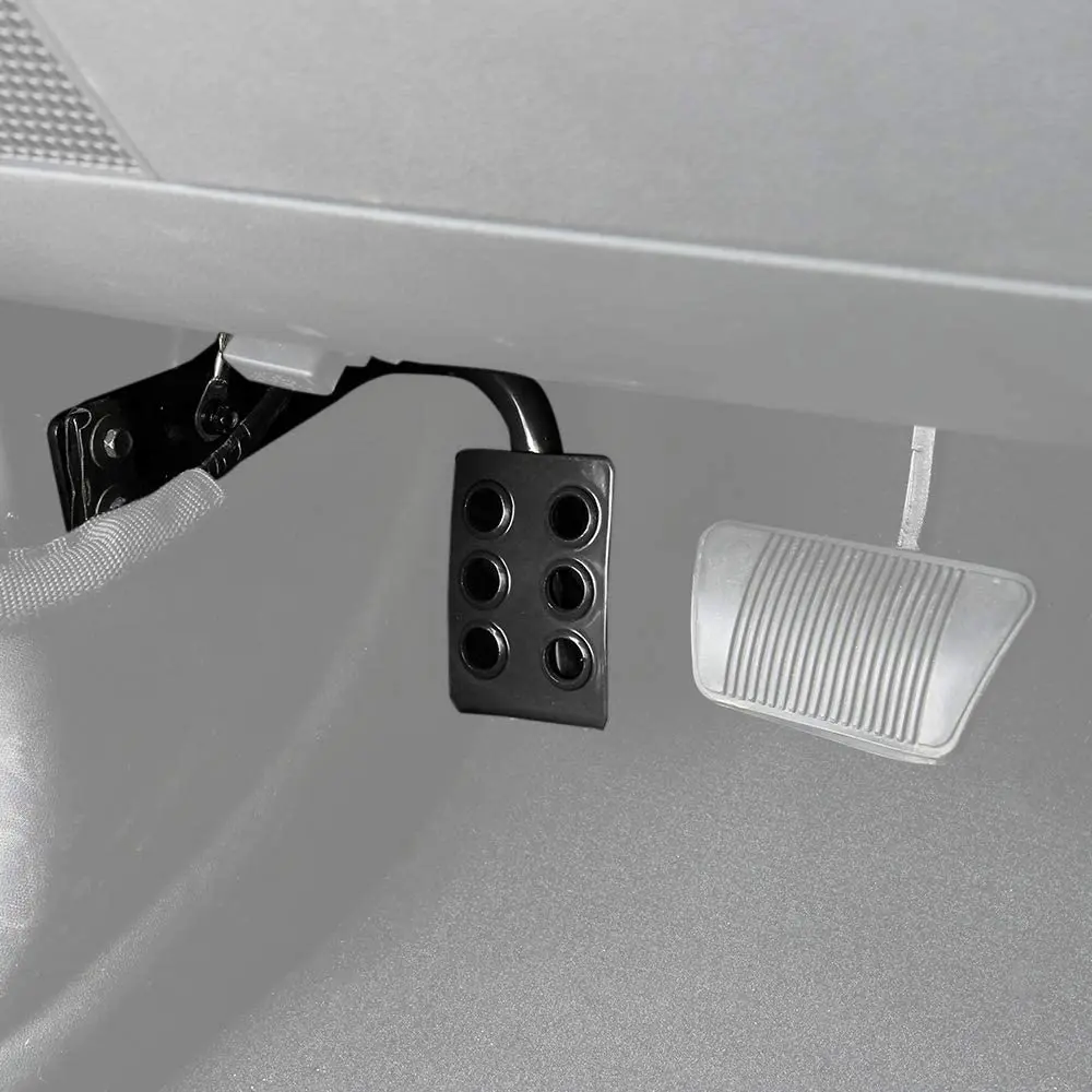 For 2007-2018 Jeep Wrangler JK Steel Left Foot Rest Dead Pedal Black - Image 3