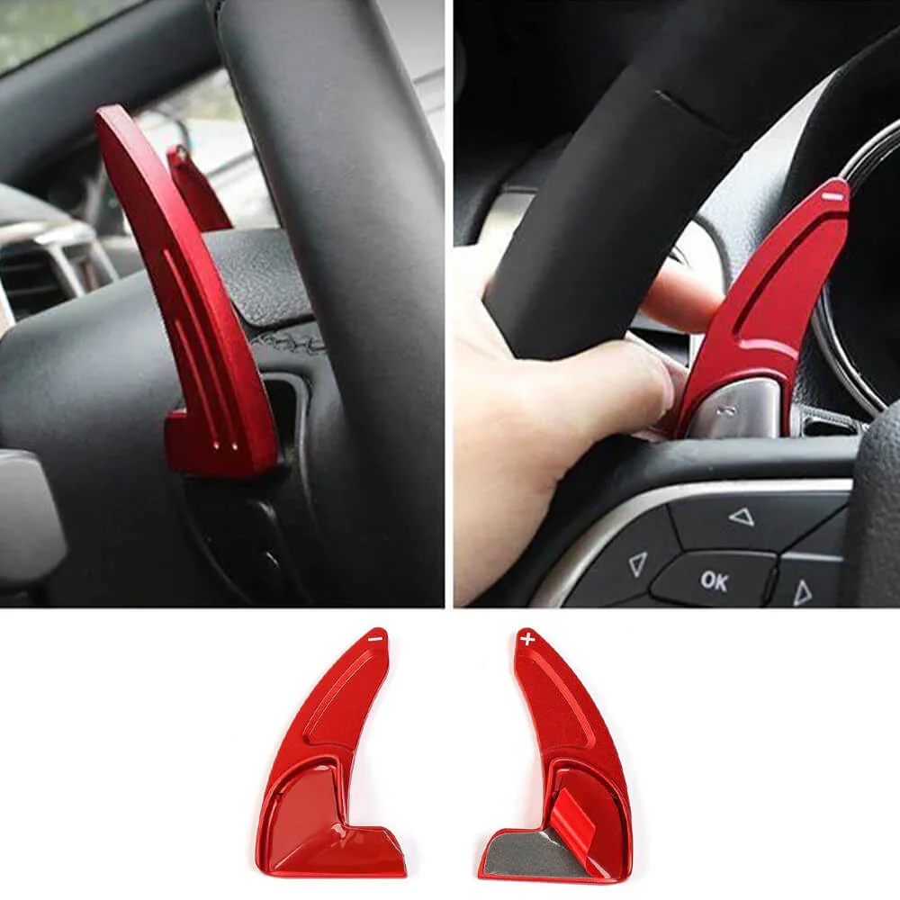 For 2014-2021 Jeep Grand Cherokee WK2 Steering Wheel Shift Paddle Shifter Trim