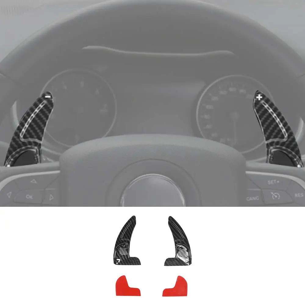 For 2014-2021 Jeep Grand Cherokee WK2 Steering Wheel Shift Paddle Shifter Trim - Image 7