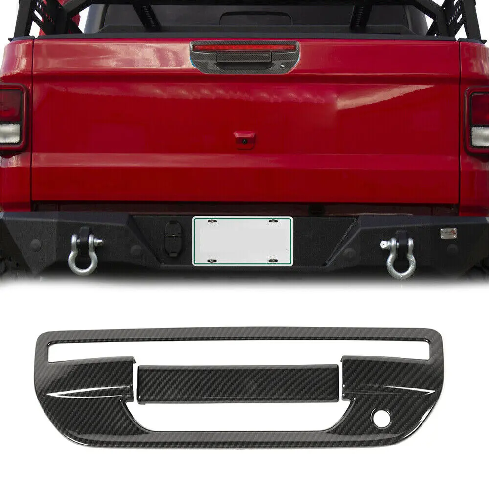 For 2020+ Jeep Gladiator JT Tailgate Door Handle Decor Cover Trim