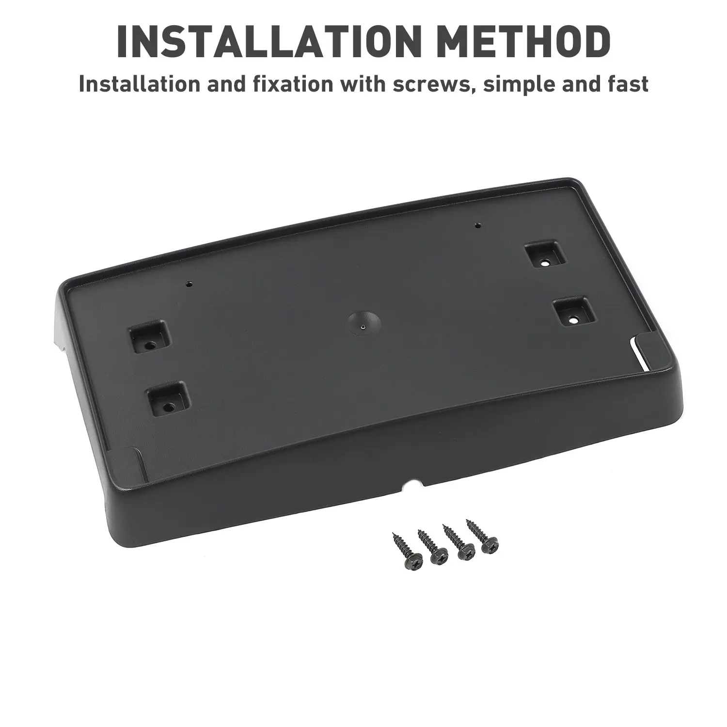For 2018+ Jeep Wrangler JL JLU & Gladiator JT Front License Plate Mounting Bracket - Image 5