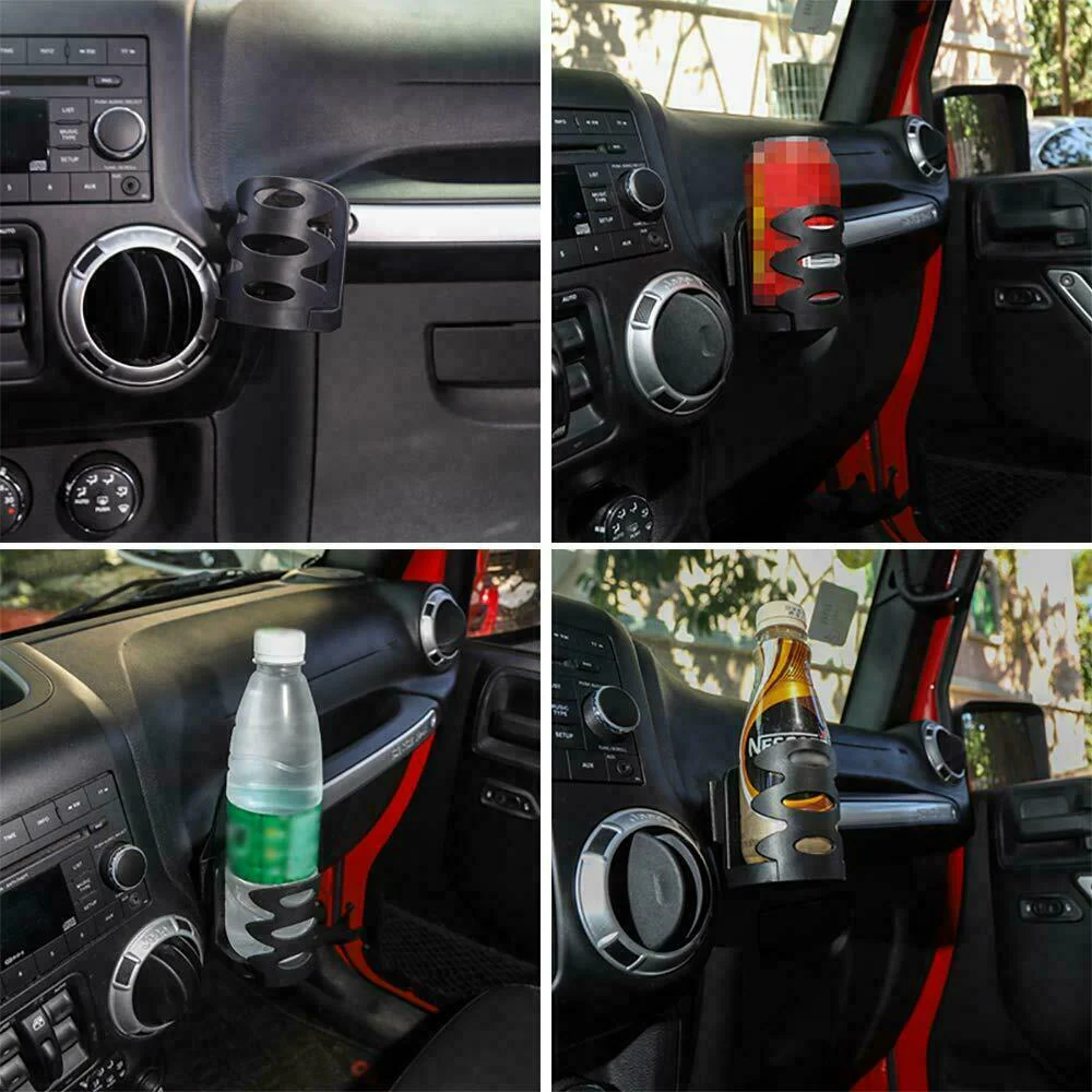 For 2011-2018 Jeep Wrangler JK Water Cup Holder Bracket Trim - Image 4
