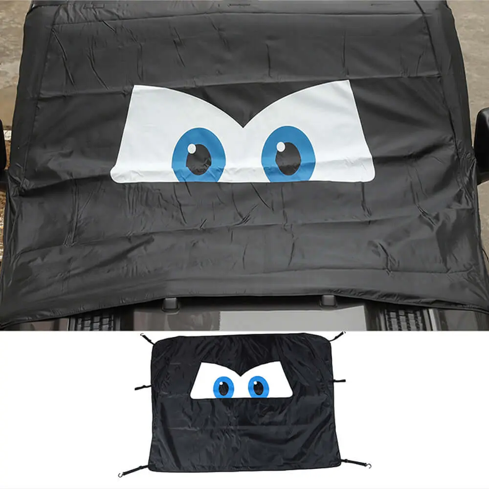 For Jeep Wrangler TJ JK JL JT Front Windshield Protection Anti Sunshade & Snow Shield Cover